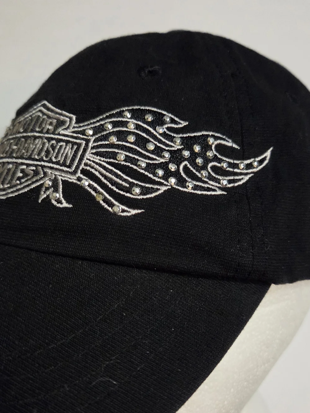 Harley-Davidson Black Embroidered Logo Cap